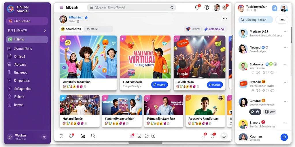 Mode permainan seru dengan berbagai tantangan menarik.