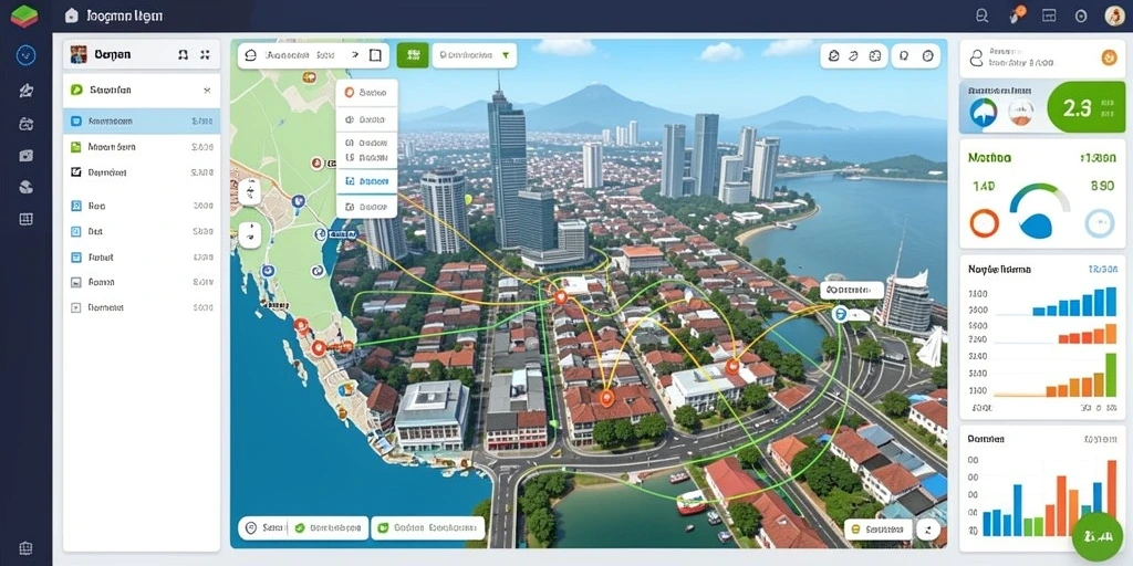Visual permainan intens yang menggugah semangat.