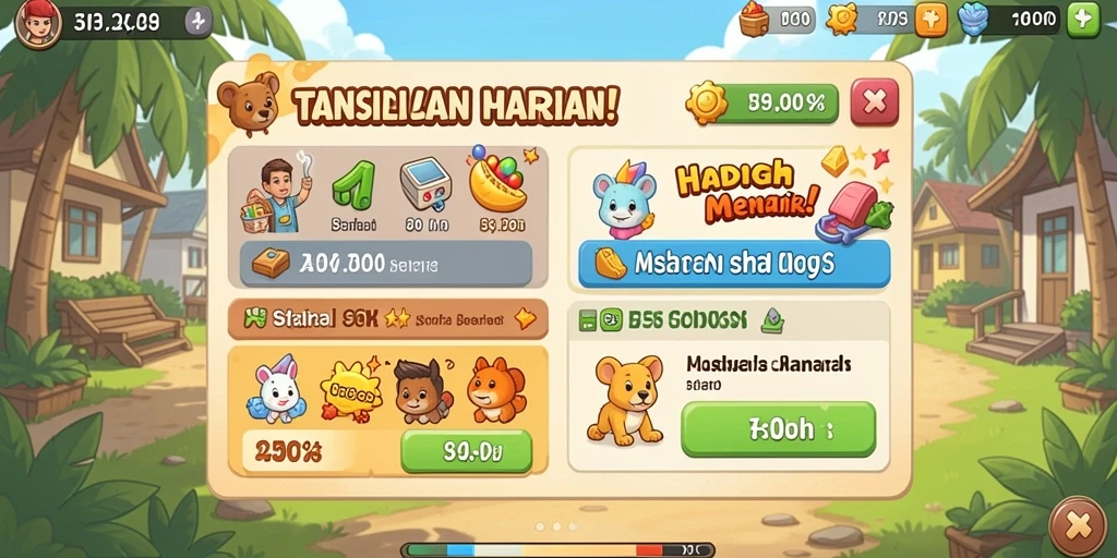 Bonus yang menggiurkan setiap minggu.