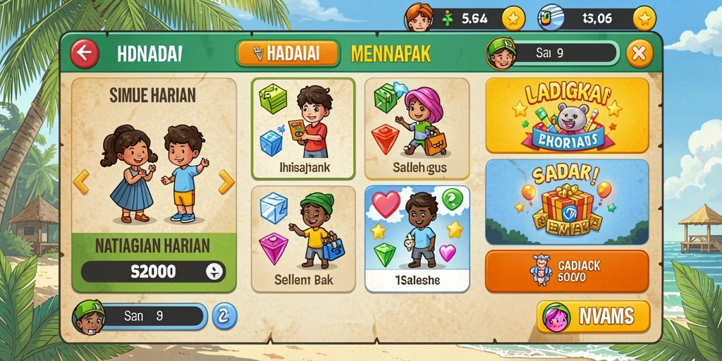 Momen seru saat menyelesaikan level yang menantang.